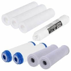 Best deal 👍 Yescom 5-Stage Reverse Osmosis System Replacement Filter Set Ro Cartridges 8-Piece Set 🔥