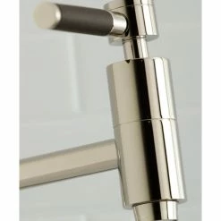 Budget ⭐ Kingston Brass Wall Mount Pot Filler Kitchen Faucet, Polished Nickel 👏 -kitchen fixtures Shop 9611e54e0c66f2f6 5808 w800 h800 b0 p0