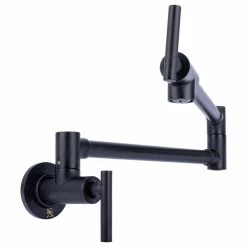 Buy 👏 Brienza By Italia Brienza Contemporary Pot Filler Kitchen Faucet In Matte Black 😍