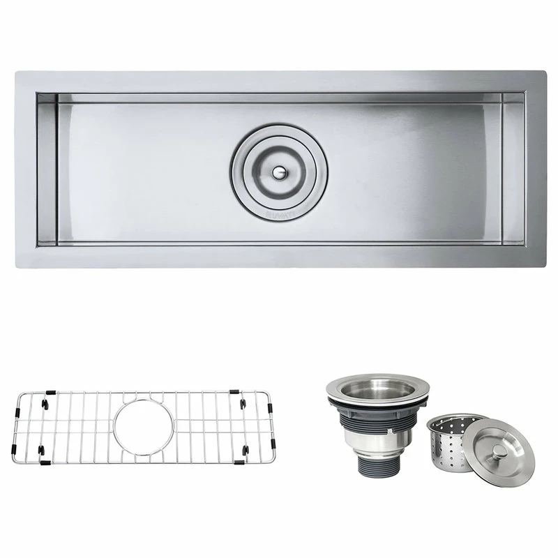 Hot Sale π Ruvati 23" Undermount Bar Prep Sink Stainless Steel, RVH7120 β 4 Hot Sale π Ruvati 23" Undermount Bar Prep Sink Stainless Steel, RVH7120 β - Image 2
