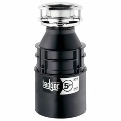 New ✔️ InSinkErator Black Garbage Disposal Without Power Cord, BADGER5XP 😀