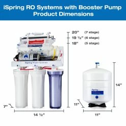 New π ISpring Water Systems ISpring RCC7P 5-Stage Under-Sink RO Water Filter System With Booster Pump π 17 New π ISpring Water Systems ISpring RCC7P 5-Stage Under-Sink RO Water Filter System With Booster Pump π -kitchen fixtures Shop 9d01f57702547bc3 4225 w800 h800 b0 p0