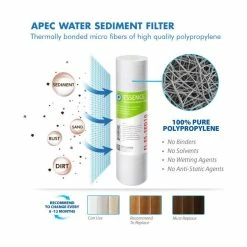 Hot Sale ⌛ APEC Water Systems APEC 75 GPD PH+ Complete Replacement Filter Set For ROES-PH75 (Stage 1-6) 👍 -kitchen fixtures Shop a0e1faed009192ed 9067 w800 h800 b1 p0