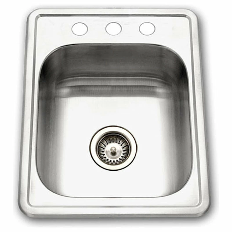 Budget π Houzer Inc. Houzer A1722-7BS-1 ADA Glowtone Stainless Steel 3-Hole Bar/Prep Sink π₯° 3 Budget π Houzer Inc. Houzer A1722-7BS-1 ADA Glowtone Stainless Steel 3-Hole Bar/Prep Sink π₯°