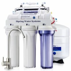 Coupon 😉 ISpring Water System ISpring 6-Stage 75GPD Reverse Osmosis RO Water Filter System W/ UV Light 🎁