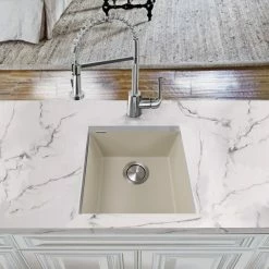 Coupon 😀 Nantucket Sinks 17" Single Bowl Undermount Granite Composite Bar-Prep Sink, Sand 🧨 -kitchen fixtures Shop a5d13b1b0dea69bd 8216 w800 h800 b0 p0