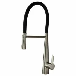 Cheap 🌟 Transolid Bell'arte Pull Down Brass Kitchen Faucet, Chrome/Black 🎉