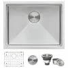 New π Ruvati 21-inch Undermount 16 Gauge Stainless Steel Sink - RVH7121 π 1 New π Ruvati 21-inch Undermount 16 Gauge Stainless Steel Sink - RVH7121 π -kitchen fixtures Shop a7919df90eb30655 7293 w800 h800 b1 p0