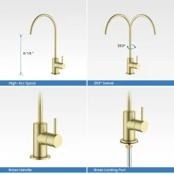 New π Kibi USA Circular Water Filtration Faucet, Brushed Gold π₯ 14 New π Kibi USA Circular Water Filtration Faucet, Brushed Gold π₯ -kitchen fixtures Shop aa31779a0271637a 0520 w800 h800 b0 p0