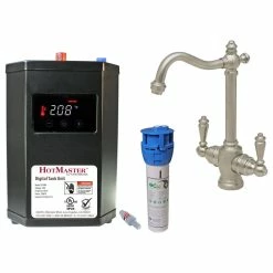 Promo 🌟 Westbrass Victorian 9 In. Instant Hot And Cold Water Dispenser With Digital Tank, Satin Ni 🤩