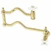 Best deal 🥰 Kingston Brass KS2102PX Heritage Wall Mount Pot Filler, Polished Brass ⭐ -kitchen fixtures Shop b4b14047013a577f 0318 w800 h800 b1 p0