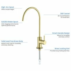New π Kibi USA Circular Water Filtration Faucet, Brushed Gold π₯ 15 New π Kibi USA Circular Water Filtration Faucet, Brushed Gold π₯ -kitchen fixtures Shop b7a106380271637a 0520 w800 h800 b1 p0