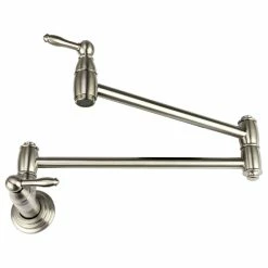 Budget 😉 Brienza By Italia Traditional Wall-Mount Pot Filler In Brushed Nickel 😉 -kitchen fixtures Shop baa19b960b55f6b5 2338 w800 h800 b1 p0