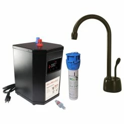 Brand new 🔔 Westbrass HotMaster DigiHot Instant Hot Water Dispenser And Digital Tank With Filter, ORB 💯