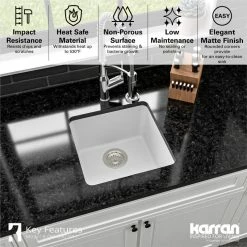 Coupon π Karran Undermount Quartz Composite 17" Bar Single Bowl Sink, White π₯ 16 Coupon π Karran Undermount Quartz Composite 17" Bar Single Bowl Sink, White π₯ -kitchen fixtures Shop bbb106420373d962 8139 w800 h800 b0 p0