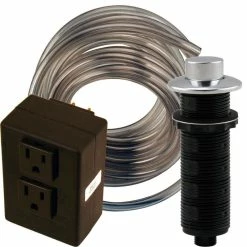 Hot Sale 😍 Westbrass Raised Button Disposal Air Switch And Dual Outlet Control Box, Polished Chrome 💯