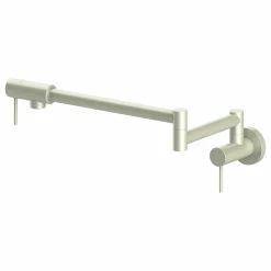 Best Pirce 😀 ZLINE Kitchen And Bath ZLINE Gemini Pot Filler, GEM-FPF, Brushed Nickel 👏