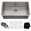 Budget 🤩 Kraus USA, Inc. Kraus KHU100-30 30" Single Basin 16 Gauge Stainless Steel Kitchen - Stainless 🧨 -kitchen fixtures Shop c671e5f00fd3038e 4513 w800 h800 b1 p0