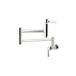 Brand new 🔥 Kingston Brass Wall Mount Pot Filler Kitchen Faucet, Polished Chrome 🔥