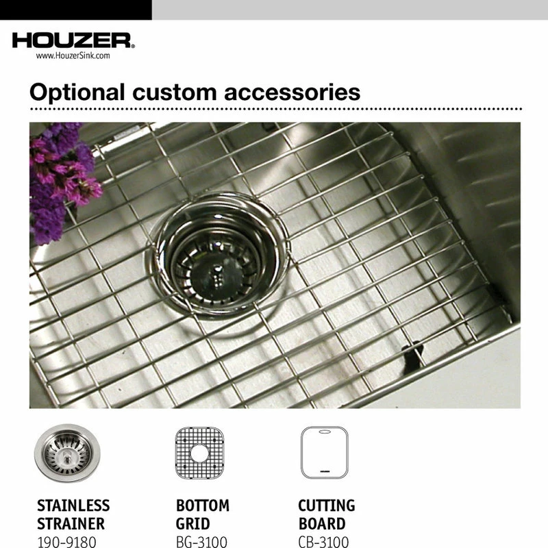 Budget π Houzer Inc. Houzer A1722-7BS-1 ADA Glowtone Stainless Steel 3-Hole Bar/Prep Sink π₯° 7 Budget π Houzer Inc. Houzer A1722-7BS-1 ADA Glowtone Stainless Steel 3-Hole Bar/Prep Sink π₯° - Image 5