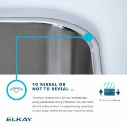 Best reviews of 😉 Elkay ECTSR15159TBG1 Crosstown Stainless Steel 15" X 15" Dual Mount Sink Kit, 1 Hole ⭐ -kitchen fixtures Shop d0e12d4e0e8b3615 1367 w800 h800 b0 p0