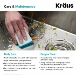 Budget 🤩 Kraus USA, Inc. Kraus KHU100-30 30" Single Basin 16 Gauge Stainless Steel Kitchen - Stainless 🧨 -kitchen fixtures Shop d4a1d7150fd30393 4513 w800 h800 b0 p0