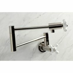 Buy 🎉 Kingston Brass KS4106PX Metropolitan Wall Mount Pot Filler, Polished Nickel 🎉 -kitchen fixtures Shop d59102ea013a56ee 0452 w800 h800 b0 p0