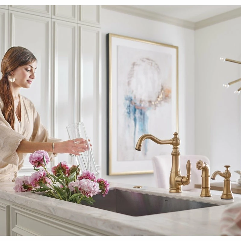 Wholesale π Moen Sip Traditional Brushed Gold One-Handle Beverage Faucet π― 7 Wholesale π Moen Sip Traditional Brushed Gold One-Handle Beverage Faucet π― - Image 5