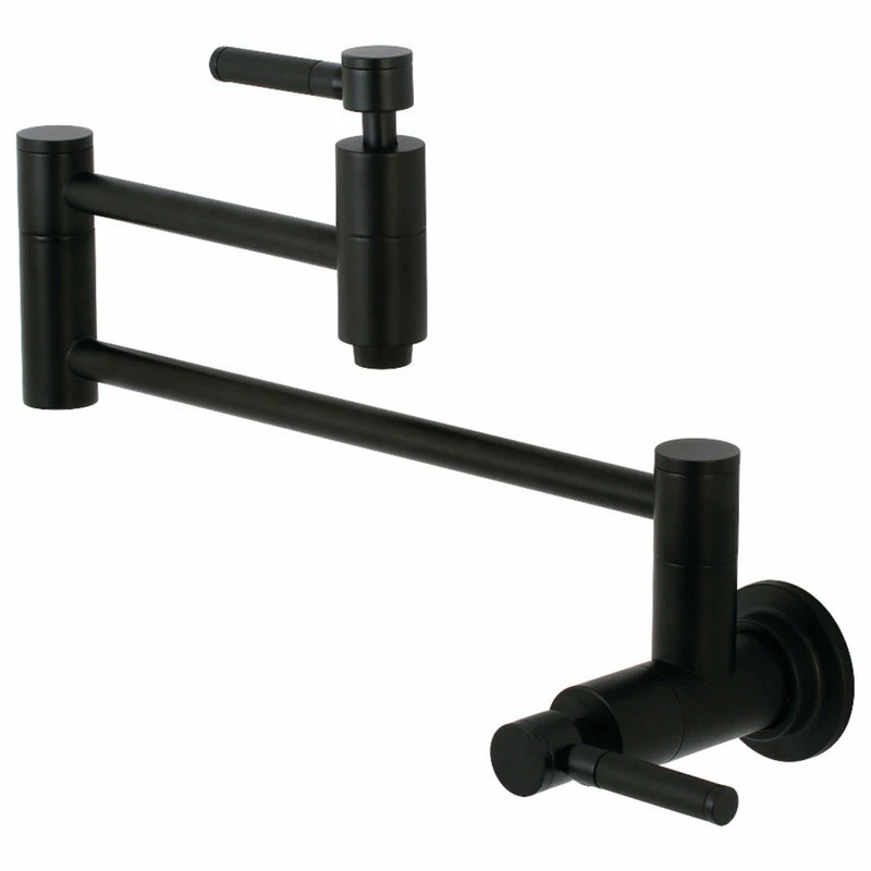 Discount π Kingston Brass Wall Mount Pot Filler Kitchen Faucet, Matte Black π₯° 3 Discount π Kingston Brass Wall Mount Pot Filler Kitchen Faucet, Matte Black π₯°