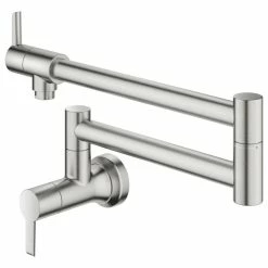 Flash Sale 🌟 GROHE US Grohe Zedra Wall Mount Pot Filler, Super Steel 😉 -kitchen fixtures Shop e2a1194d0d9f8ea9 3557 w800 h800 b1 p0