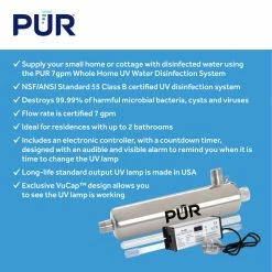 Outlet 😉 GHP GROUP, INC PUR® 7 GPM Whole Home UV Water Disinfection System ❤️ -kitchen fixtures Shop e41115120fdd08f8 8641 w800 h800 b0 p0