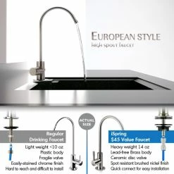 Best deal 🌟 ISpring Water Systems ISpring RCC7 Under Sink 5-Stage Reverse Osmosis Drinking Water Filtration System 🛒 -kitchen fixtures Shop e521ff3d0d5431ff 5442 w800 h800 b0 p0