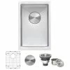 New 😍 Ruvati 12 Inch Undermount Bar Prep Tight Raduis 16 Gauge Kitchen Sink Stainless 😍 -kitchen fixtures Shop e7f125060efb93c5 3366 w800 h800 b1 p0