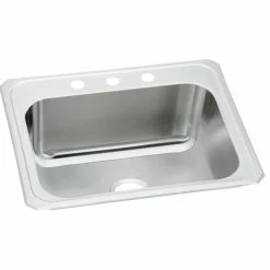 Discount ⌛ Elkay Stainless Steel 1-Bowl Drop-in Laundry Sink, Faucet Holes: 1 😀