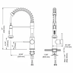 Wholesale ❤️ Blossom Kitchen & Bath Supply Blossom Lead Free, Solid Brass, Single Handle, Pull Out Kitchen Faucet, Brush Ni 🌟 -kitchen fixtures Shop ed11a66b0e4db825 9742 w800 h800 b1 p0