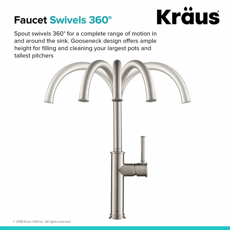 Hot Sale π Kraus USA, Inc. Kraus KPF-1681 Sellette 1.8 GPM Deck Mounted Single Handle Bar - Oil Rubbed 𧨠7 Hot Sale π Kraus USA, Inc. Kraus KPF-1681 Sellette 1.8 GPM Deck Mounted Single Handle Bar - Oil Rubbed 𧨠- Image 5