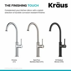 Wholesale ❤️ Kraus USA, Inc. Sellette 1-Handle 1-Hole Kitchen Bar Faucet Chrome 😍 -kitchen fixtures Shop ee211cd700e5e9a1 5696 w800 h800 b0 p0