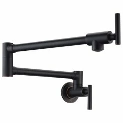 Wholesale 😉 Anzzi Braccia Series 24" Wall Mounted Pot Filler, Oil Rubbed Bronze 👏