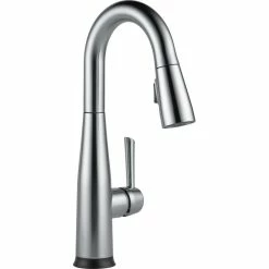 New ⭐ Delta Faucet Delta 9913T-DST Essa Pull-Down Bar/Prep Faucet - Arctic Stainless 🌟