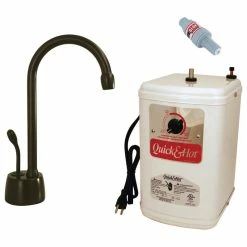 Budget 😍 Westbrass Velosah Contemporary 9" Hot Water Dispenser With Tank, Oil Rubbed Bronze ✨