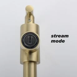 Cheapest 🧨 Wellfor Group LLC Wellfor Pot Filler Faucet Wall Mount, 4 GPM Flow Rate, Brushed Gold 🎁 -kitchen fixtures Shop f461d36601d50be7 9069 w800 h800 b0 p0