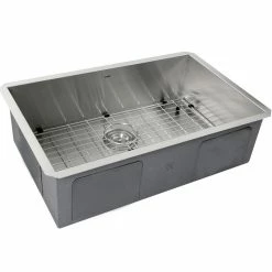 Deals 🎁 Nantucket Sinks 28" Pro Series Rectangle Undermount Zero Radius Stainless Sink 🔥
