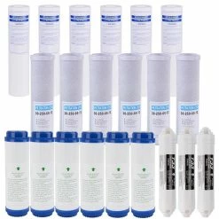 Budget ✔️ Yescom Reverse Osmosis Replacement Filter Set Gac Carbon Block, 21-Piece Set 🔥
