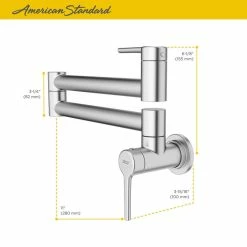 Cheapest 🌟 American Standard Brands Studio S Pot Filler, Stainless Steel 🔔 -kitchen fixtures Shop ffe13af00d9f528c 2480 w800 h800 b0 p0