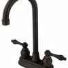 Top 10 🎁 Kingston Brass 4" Centerset High-Arc Bar Faucet, Oil Rubbed Bronze 😉 -kitchen fixtures Shop home design 107