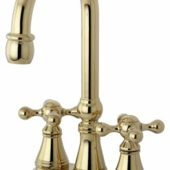 Deals ✨ Kingston Brass Bar Faucet, Polished Brass 🌟
