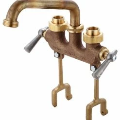 Budget 🌟 Central Brass Two Handle Laundry Faucet 🌟