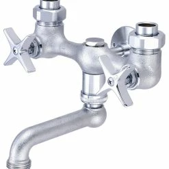 Promo 🔔 Central Brass Two Handle Laundry Faucet 😀