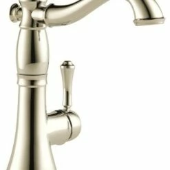 Cheapest 👍 Delta Faucet Delta Cassidy Single Handle Bar/Prep Faucet, Polished Nickel, 1997LF-PN 🔥