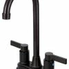 Promo 😉 Kingston Brass KB8495NDL NuvoFusion 4" Centerset Bar Faucet, Oil Rubbed Bronze ⌛ -kitchen fixtures Shop home design 151